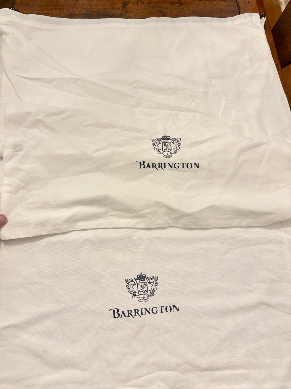 2 Barrington dust bags LARGE